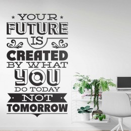 YOUR FUTURE IS CREATED